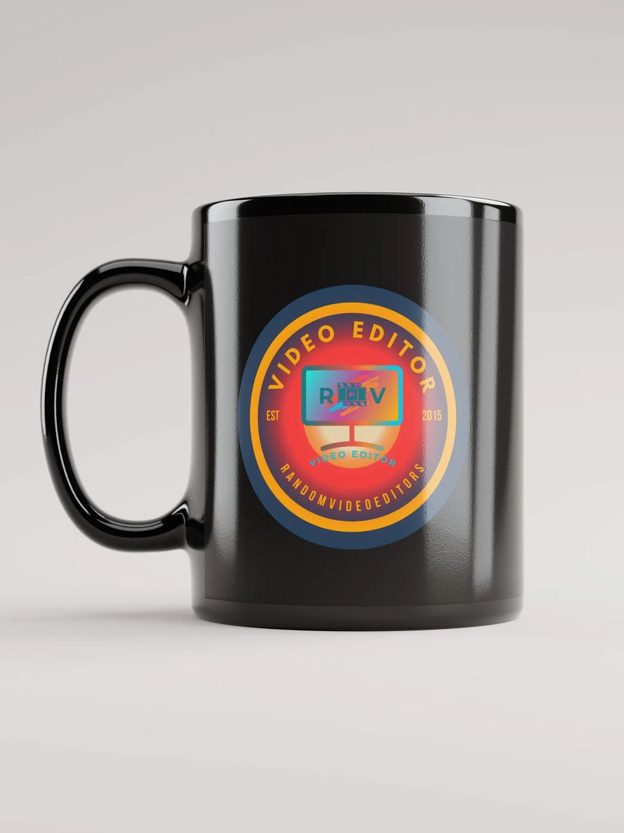 RandomVideoEditors Black Glossy Mug V2 product image (6)