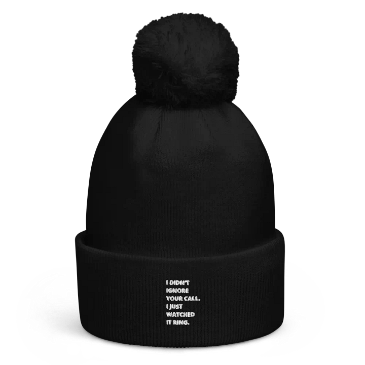 Pixelated Matrix Pom-Pom Beanie product image (1)