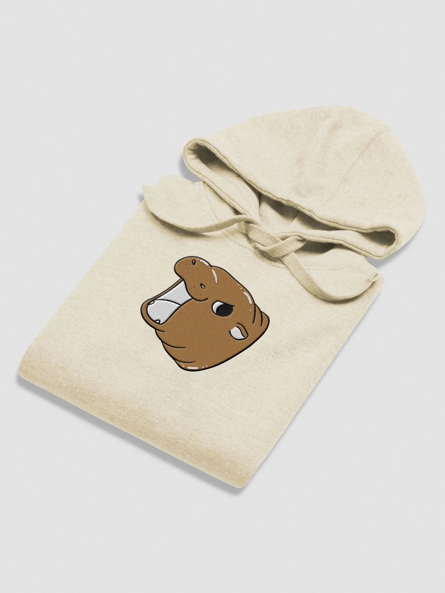 MOODENG'S EMBROIDERY PREMIUM HOODIE! product image (4)