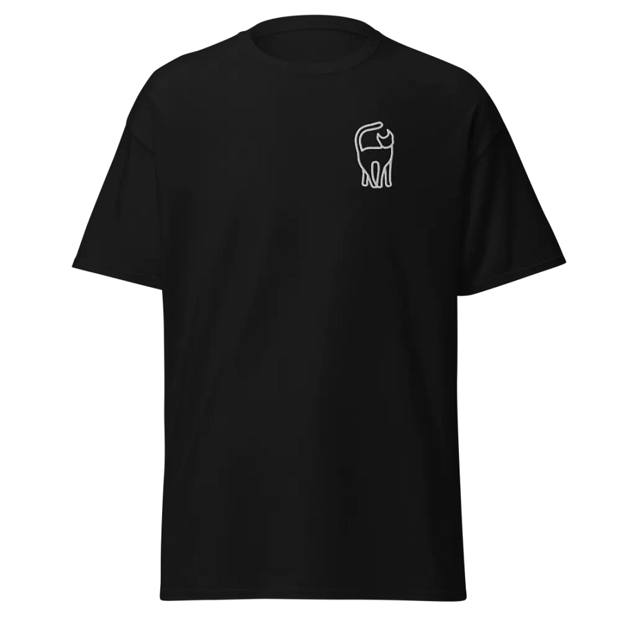 cat line design Oversized Tee product image (25)