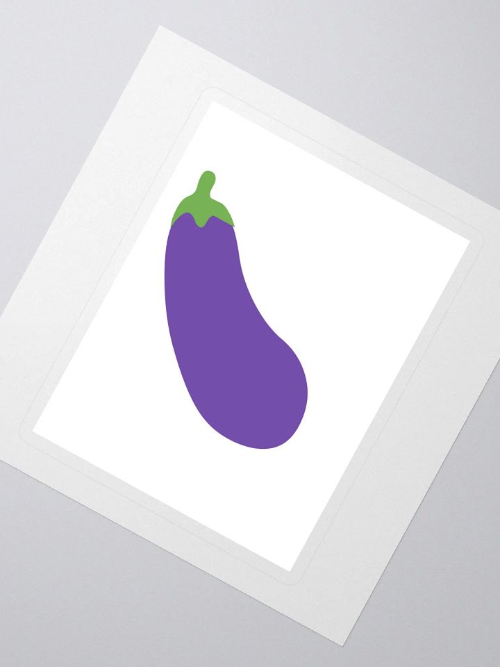 Eggplant Kiss Cut Stickers product image (2)