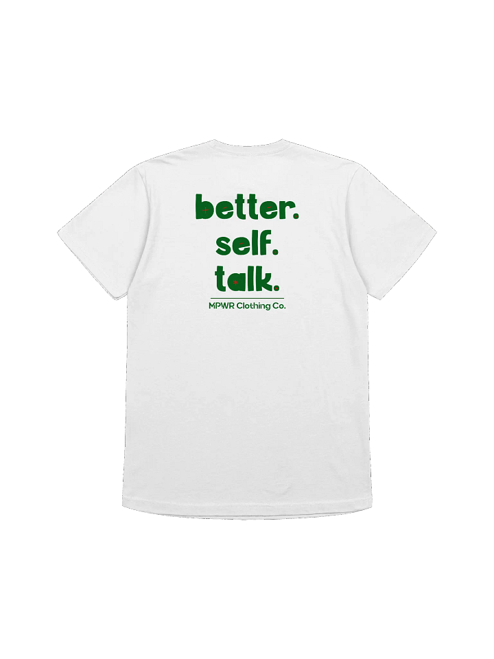 Better. Self. Talk. T-Shirt (Green & Red) product image (2)