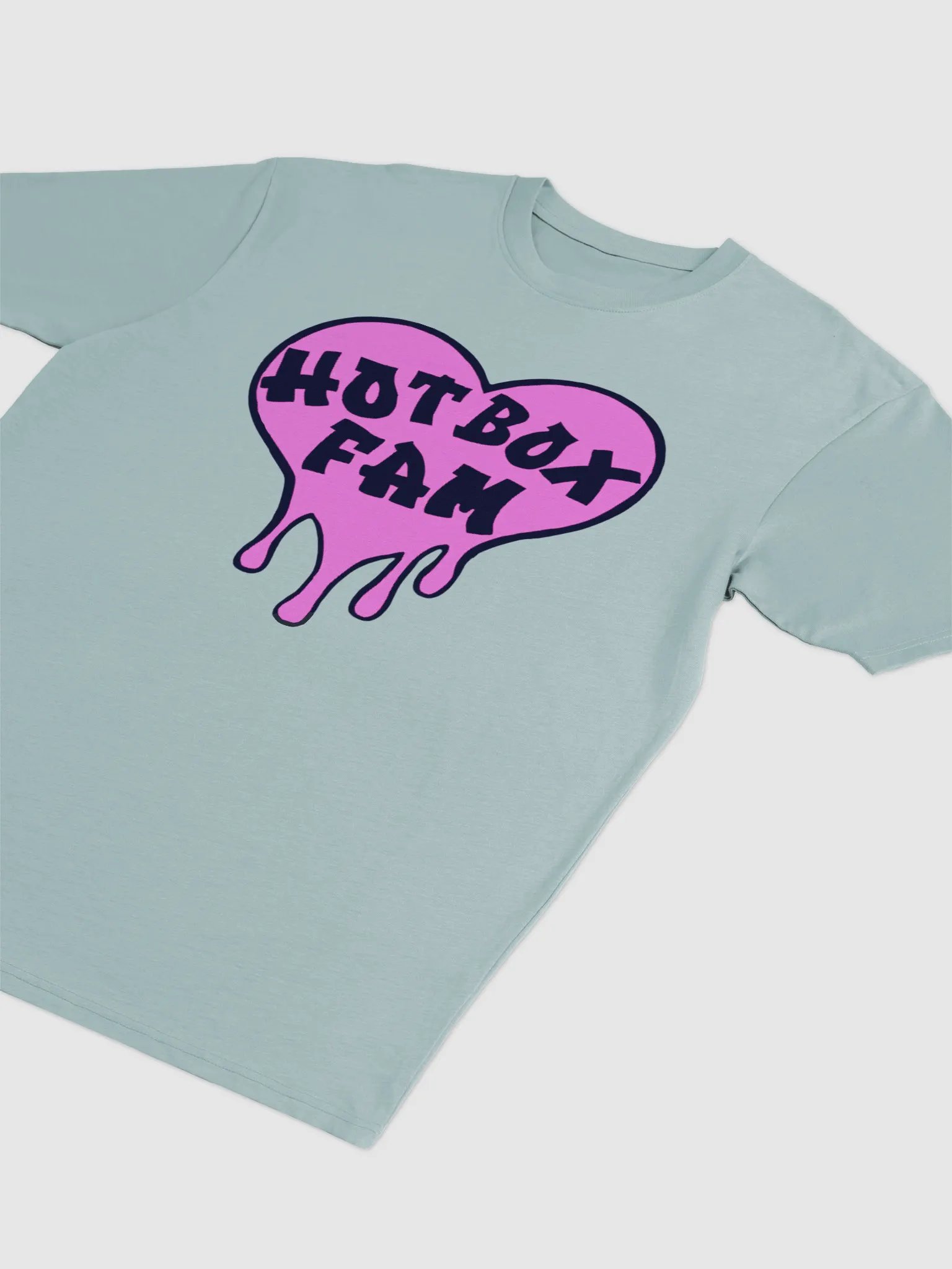 UNISEX HOT BOX FAM SOLID PINK LOGO TEE product image (3)