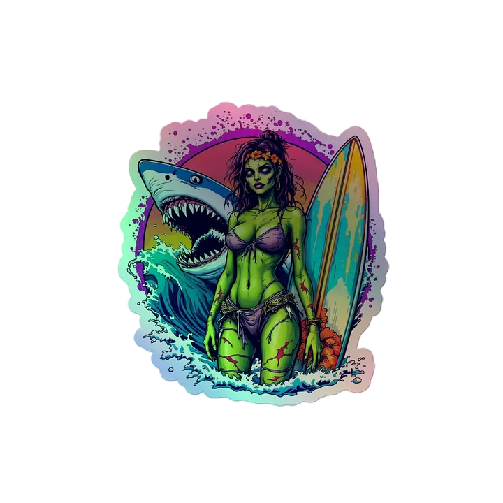 Wahine Holographic Sticker product image (1)