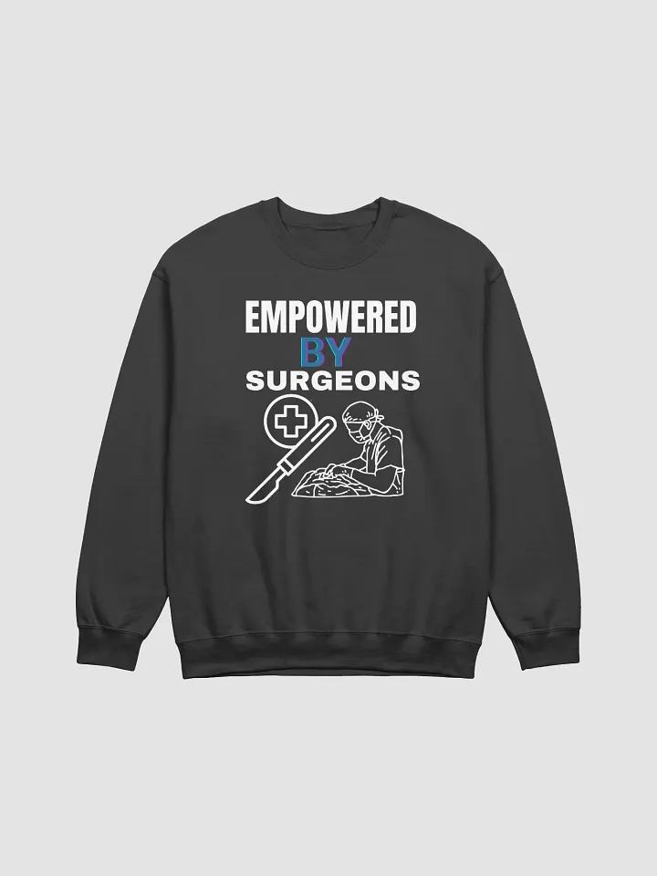 Surgeons' empowerment, Stylish Medical-themed Crewneck Sweatshirt product image (2)