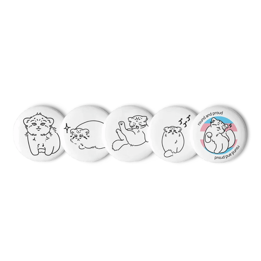 Pride Manul Pin Set - Transgender product image (4)