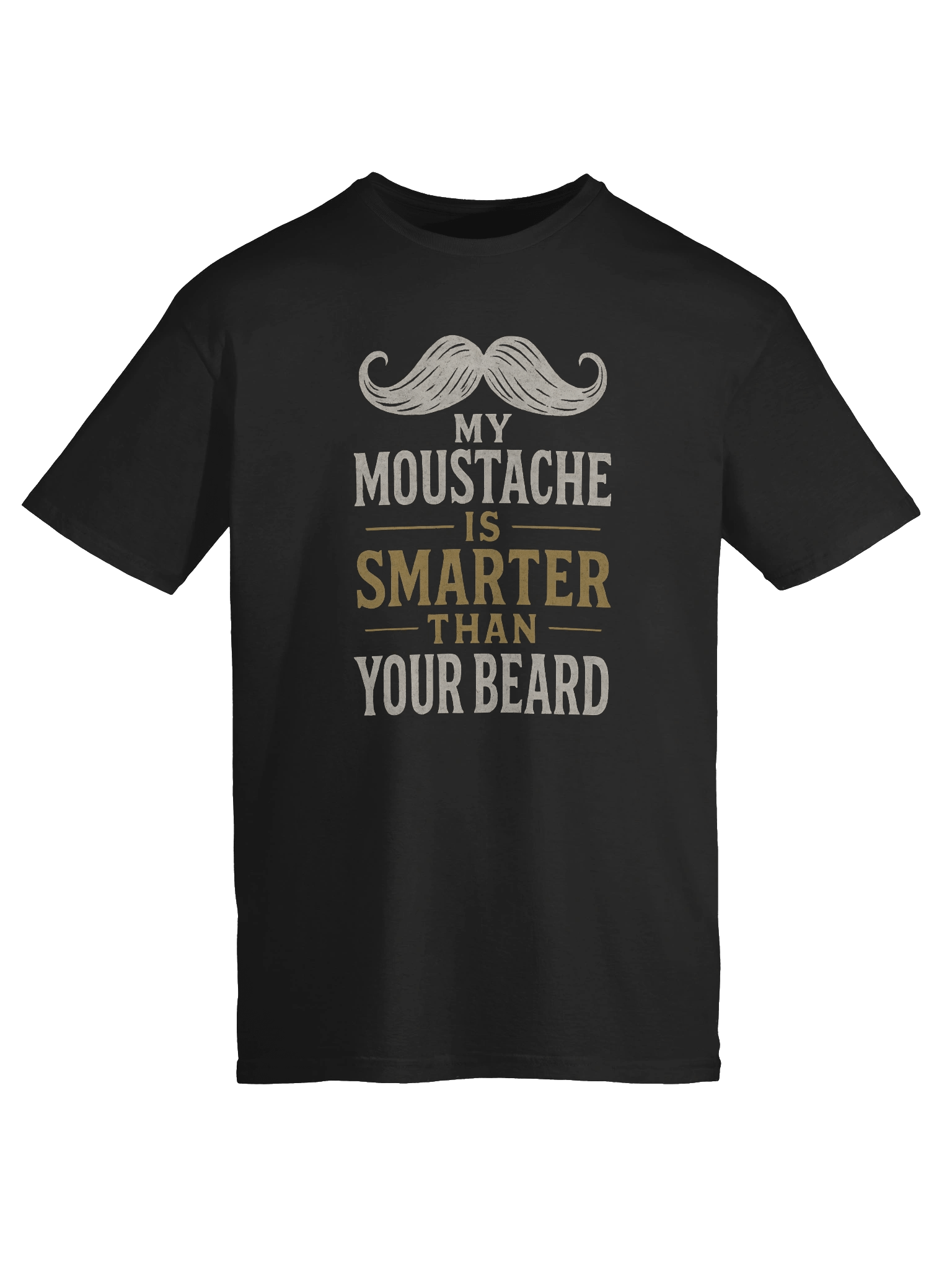 The "Smarter Moustache" Tee: Unleash Your Movember Swagger product image (10)