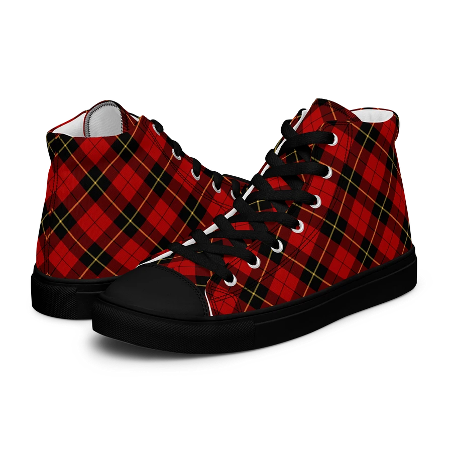 Wallace Tartan Men's High Top Shoes product image (8)