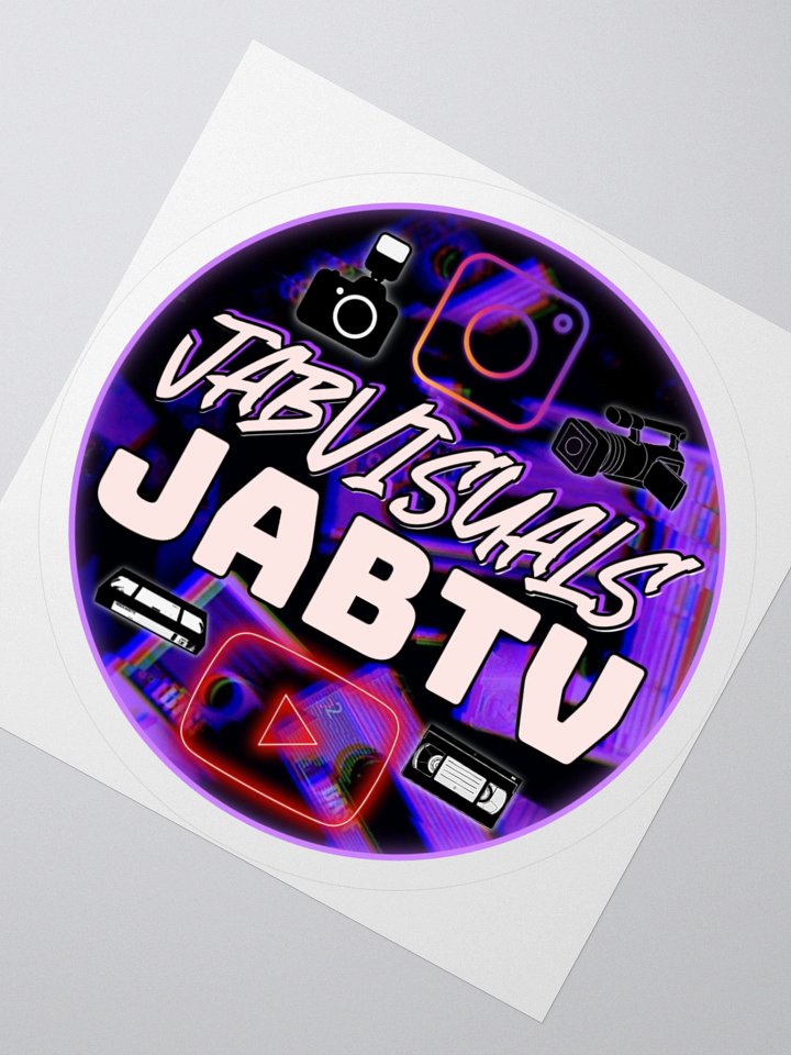 RETRO JAB LOGO STICKER product image (6)