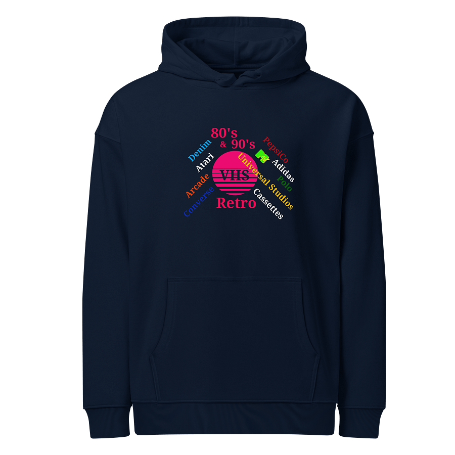 Retro VHS Circle Unisex Hoodie product image (1)