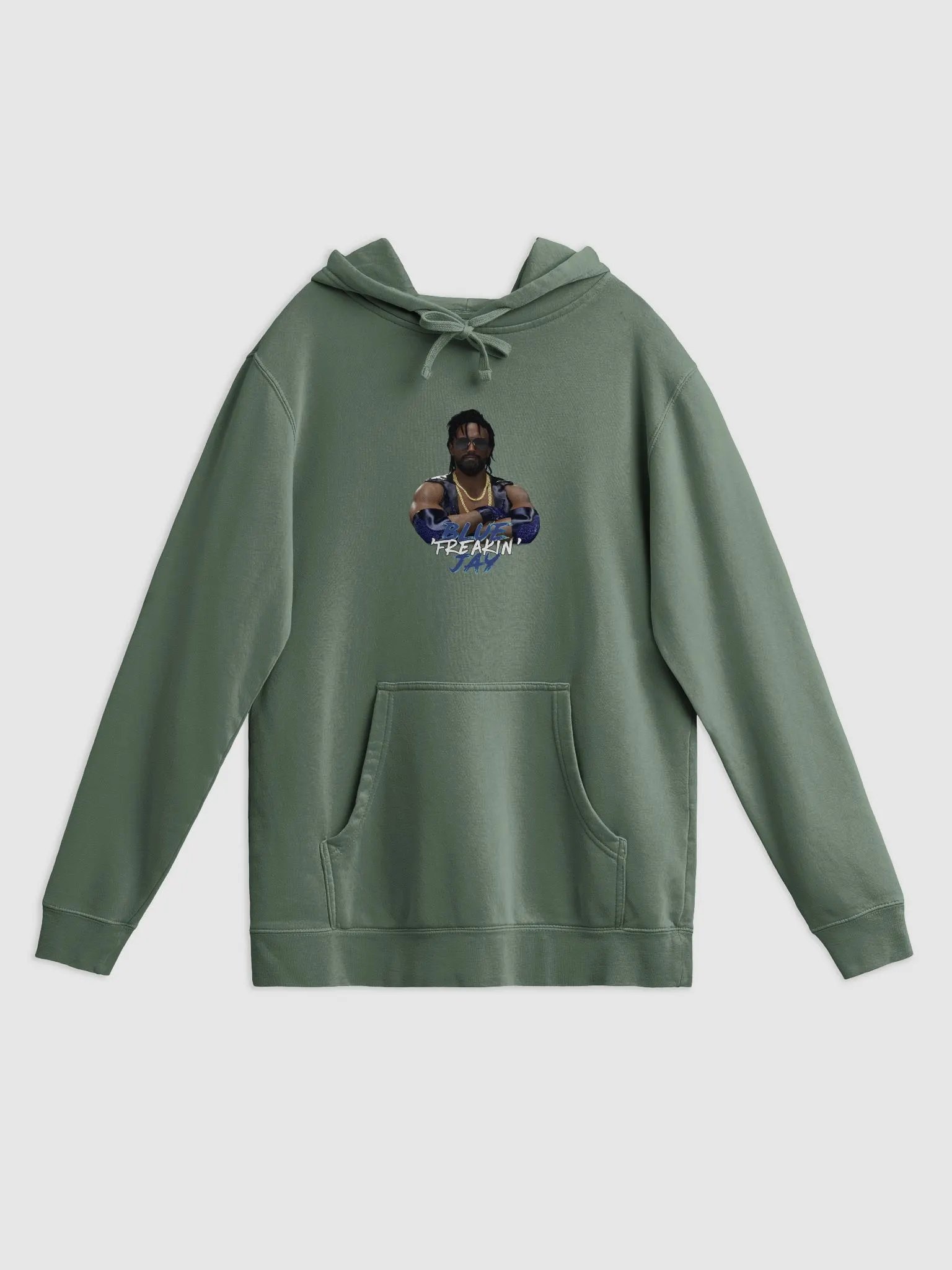 BTW Blue Freakin Jay womens pigment dyed hoodie product image (7)