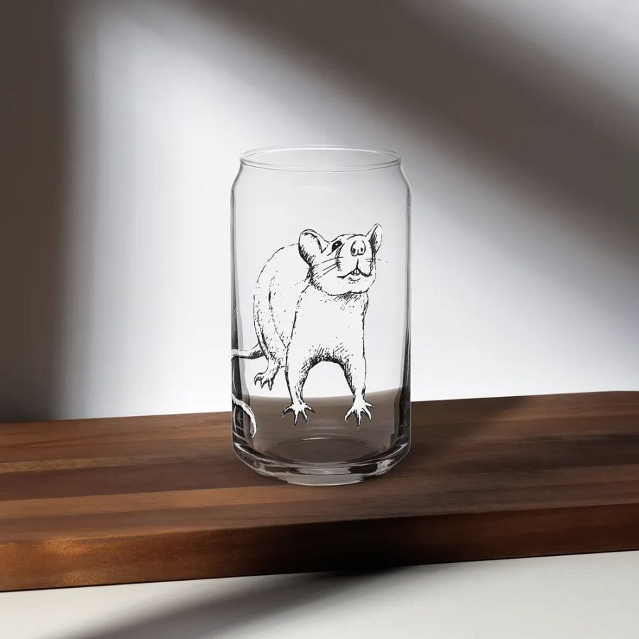 Hint of rat glass product image (5)