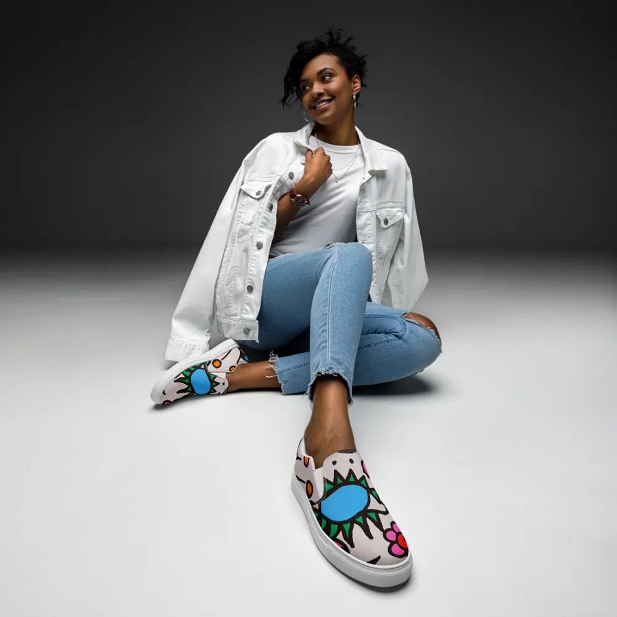 Women's Vibrant Shapes Slip-Ons product image (7)