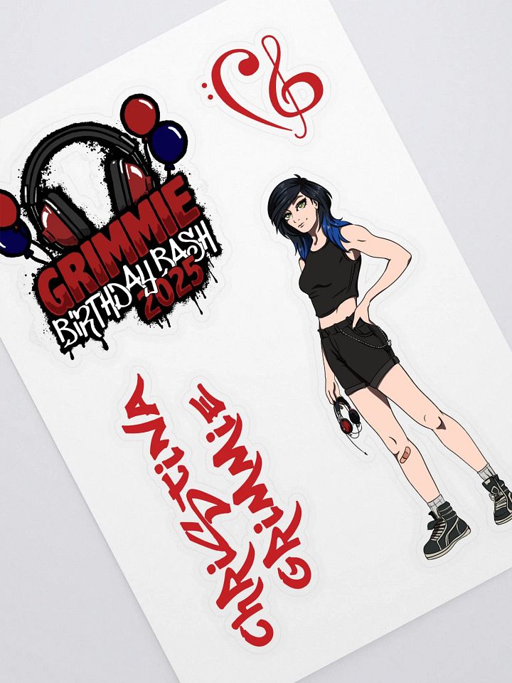 2025 Bday Bash Sticker Sheet product image (1)