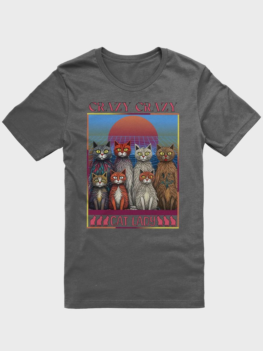 Crazy Crazy Cat Lady Retro T-Shirt product image (1)