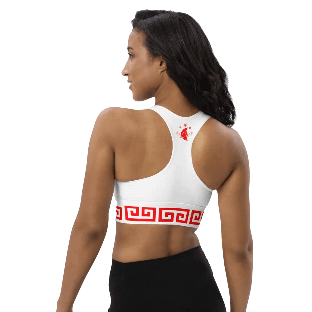 Deimos Longline Sports Bra White product image (5)