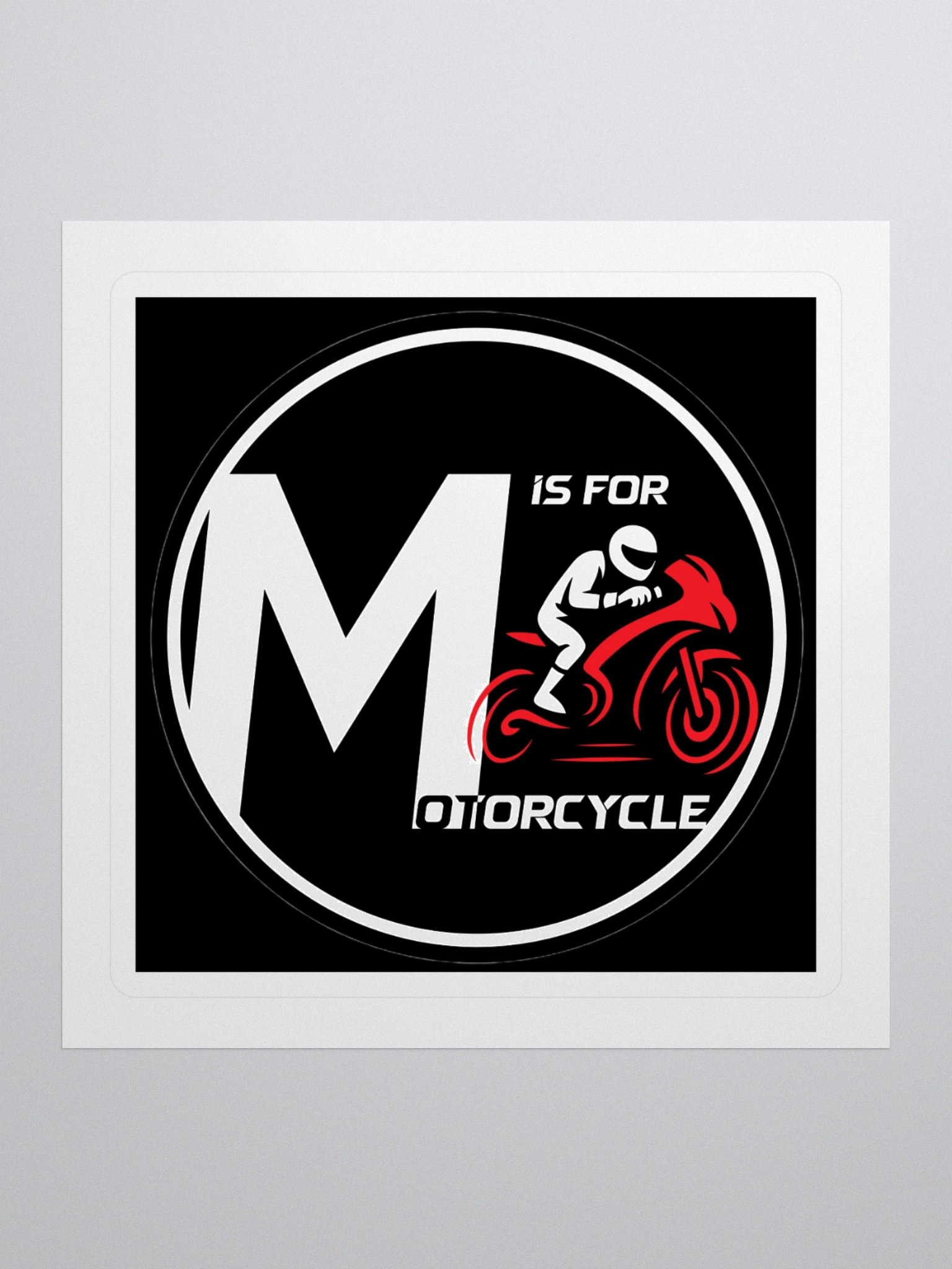 M is for Motorcycle - The Sticker product image (1)