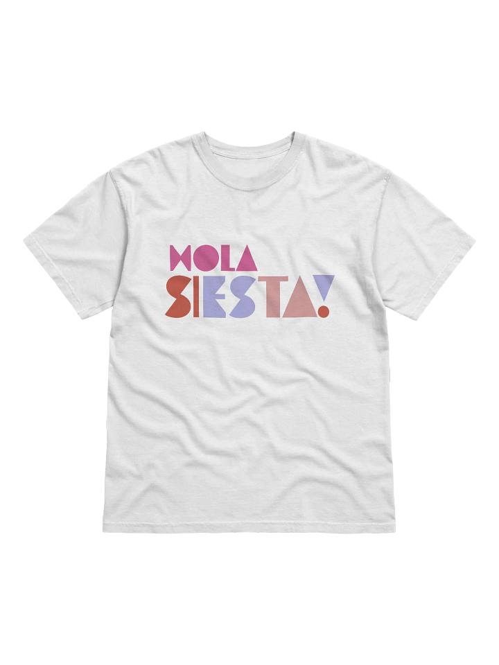 Hola Siesta Heavyweight T-Shirt White product image (1)