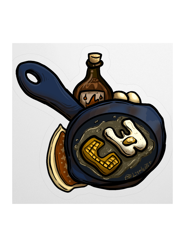 CraftWorks Frying Pan Sticker 🥇 by @empresslittlebit product image (3)