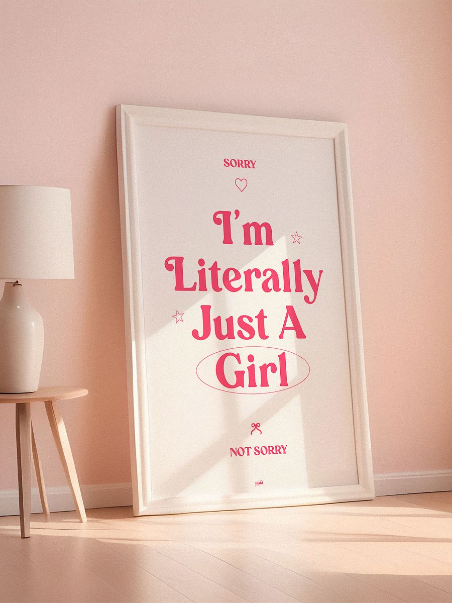 I'm Literally Just a Girl ~ Coquette Print product image (3)