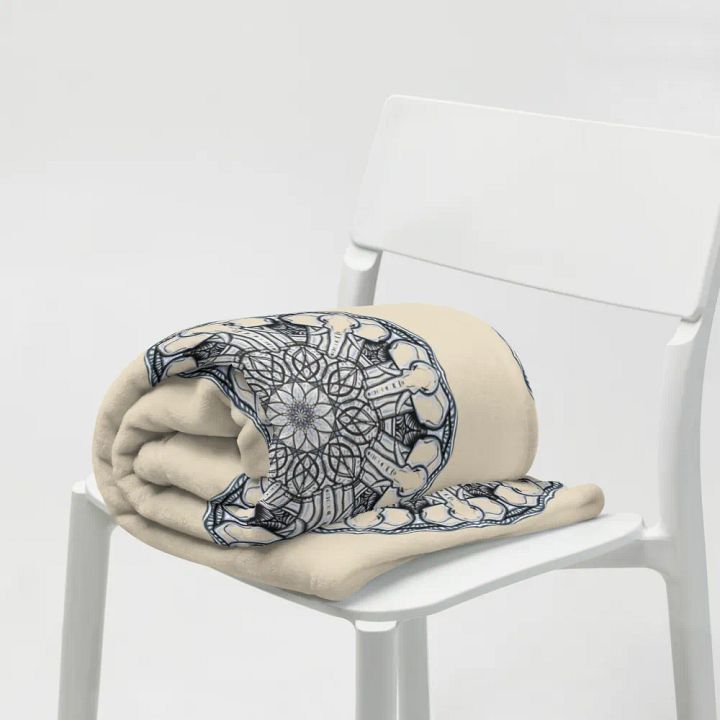 Mystic Mandala Throw Blanket product image (1)