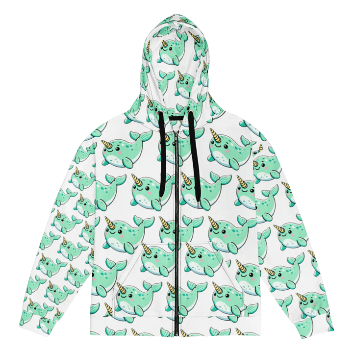 Narwhal Wonderland All-Over Zip Hoodie product image (1)
