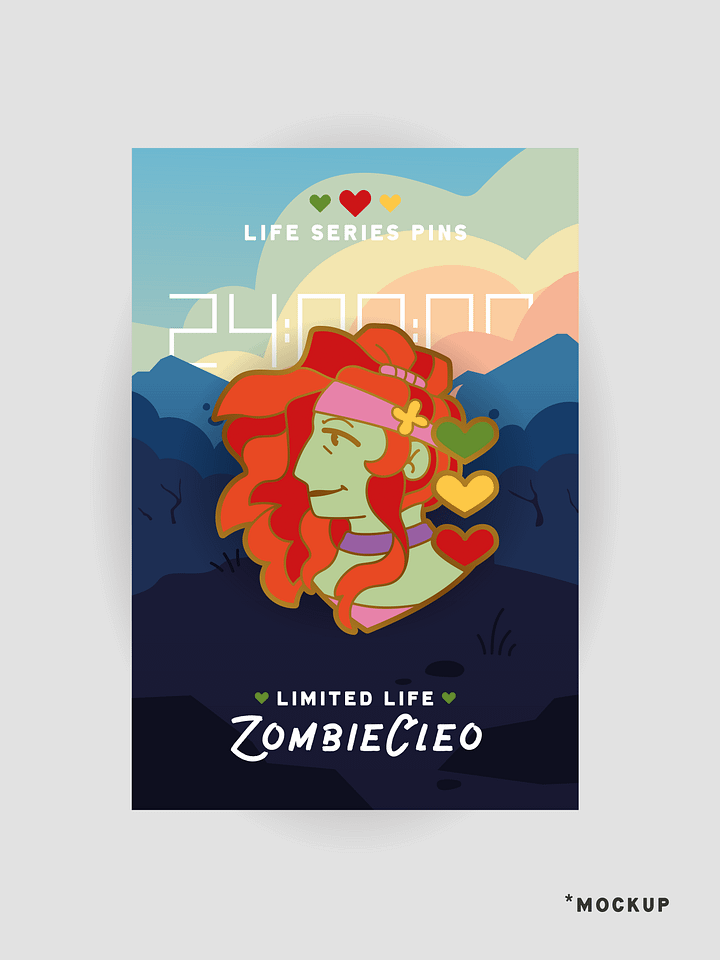 *PREORDER* ZombieCleo - Hard Enamel Pin product image (1)