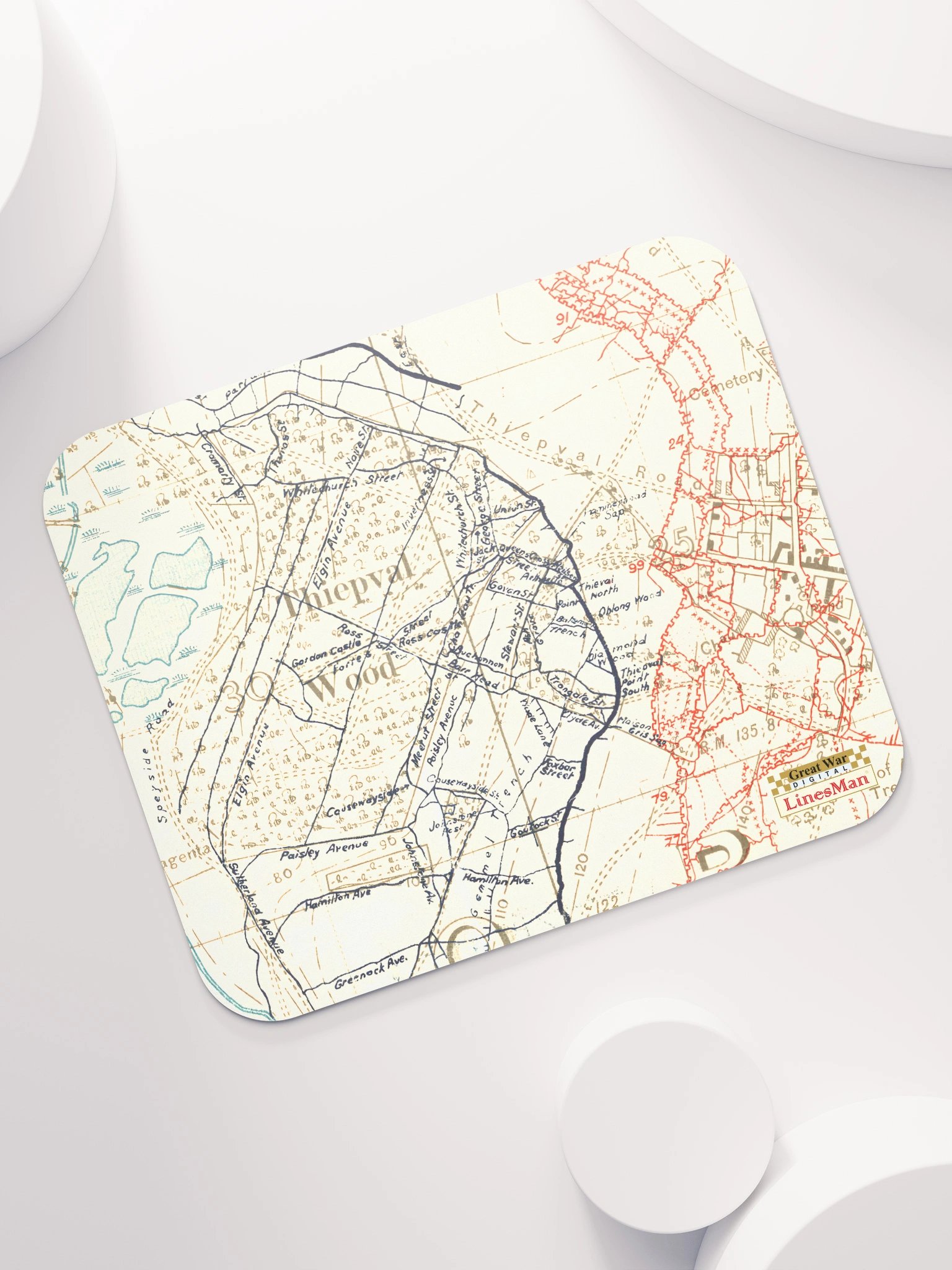 LinesMan Thiepval Mouse Mat product image (7)