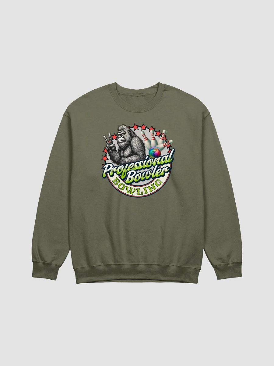 Professional Bowler Sasquatch Bowling Graphic Sweatshirt product image (11)