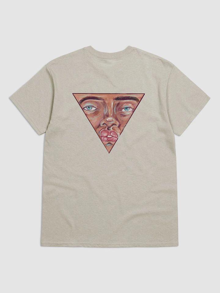 Tessellate Tee Blue Lettering product image (1)