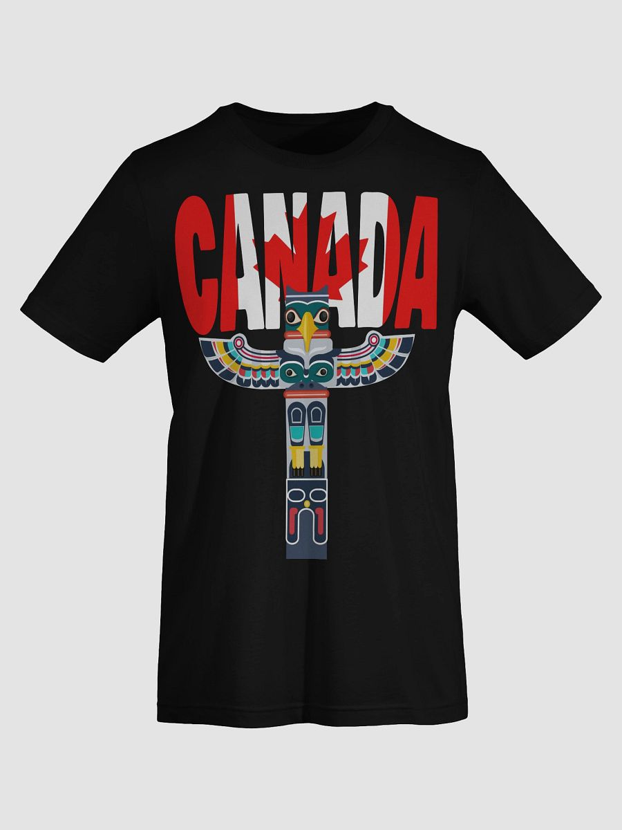 Canadian Totem Pole Tribute T-Shirt product image (4)