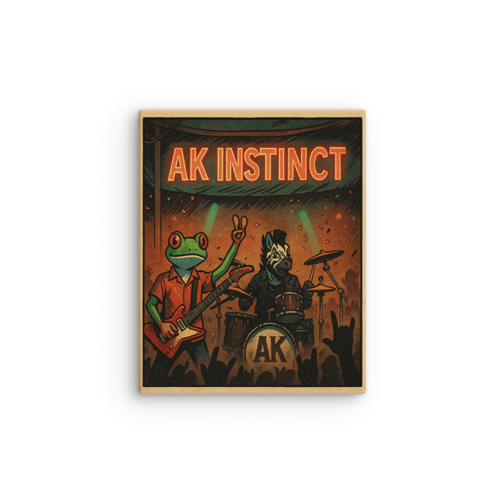 AK INSTINCT - The Band Begins Playing, Canvas product image (1)