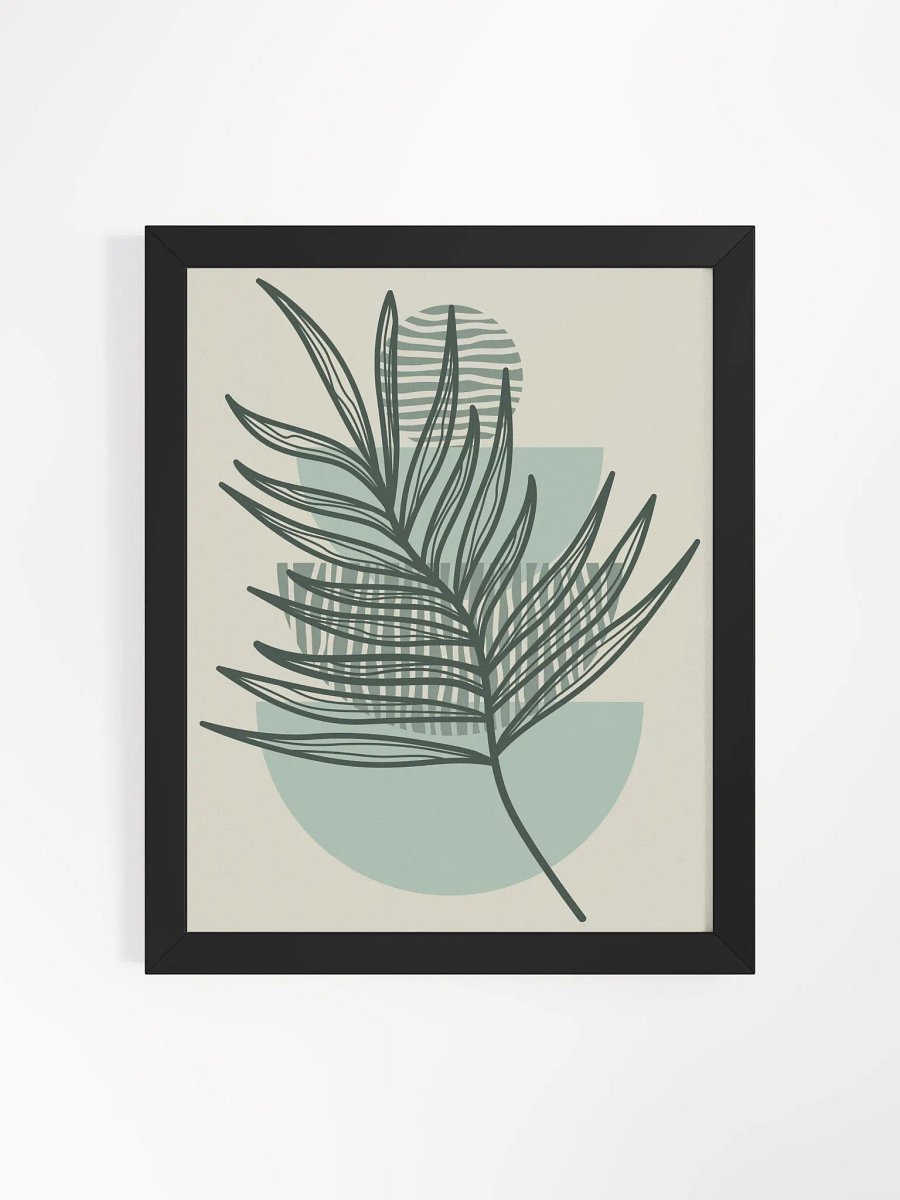 Abstract Greenery Framed Matte Poster product image (4)