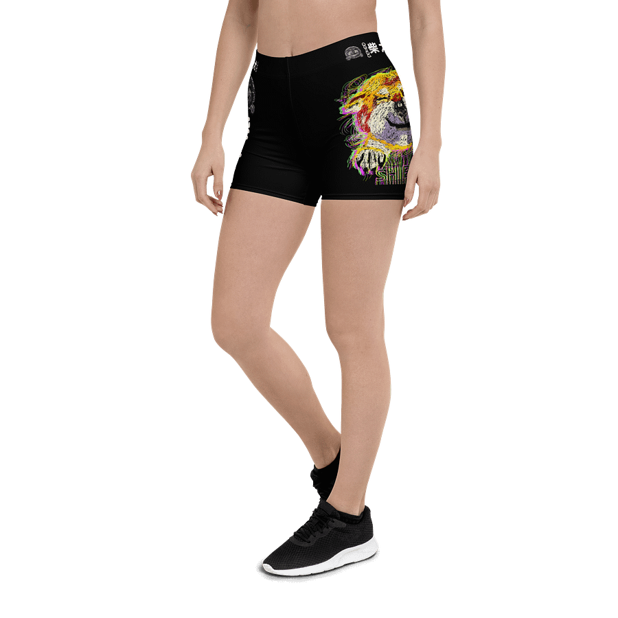 "HI" SHIBA INU All-Over Print Shorts product image (5)