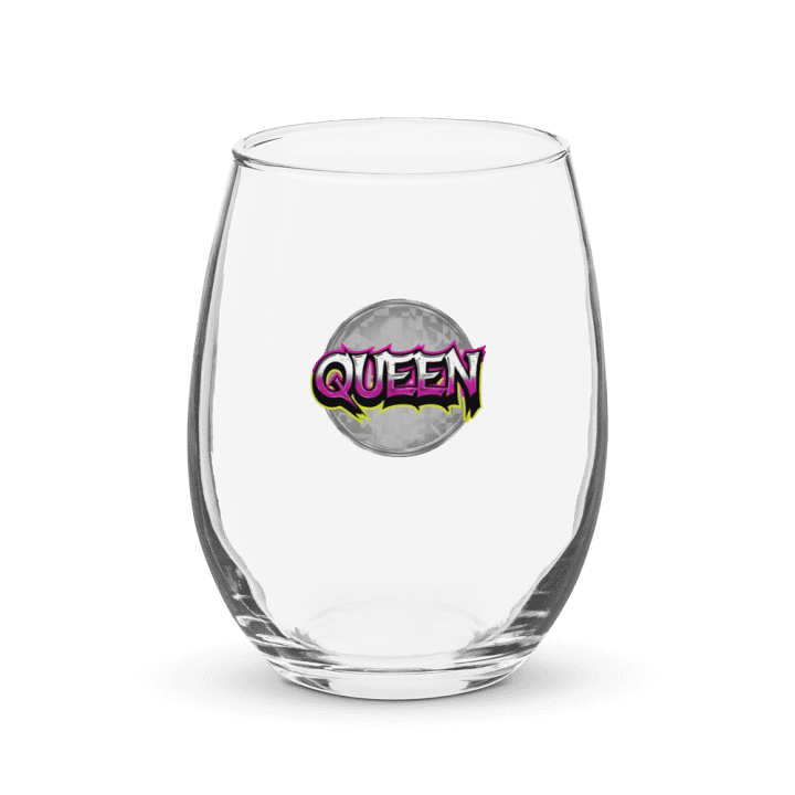 Graffiti Queen Stemless Wine Glass product image (1)