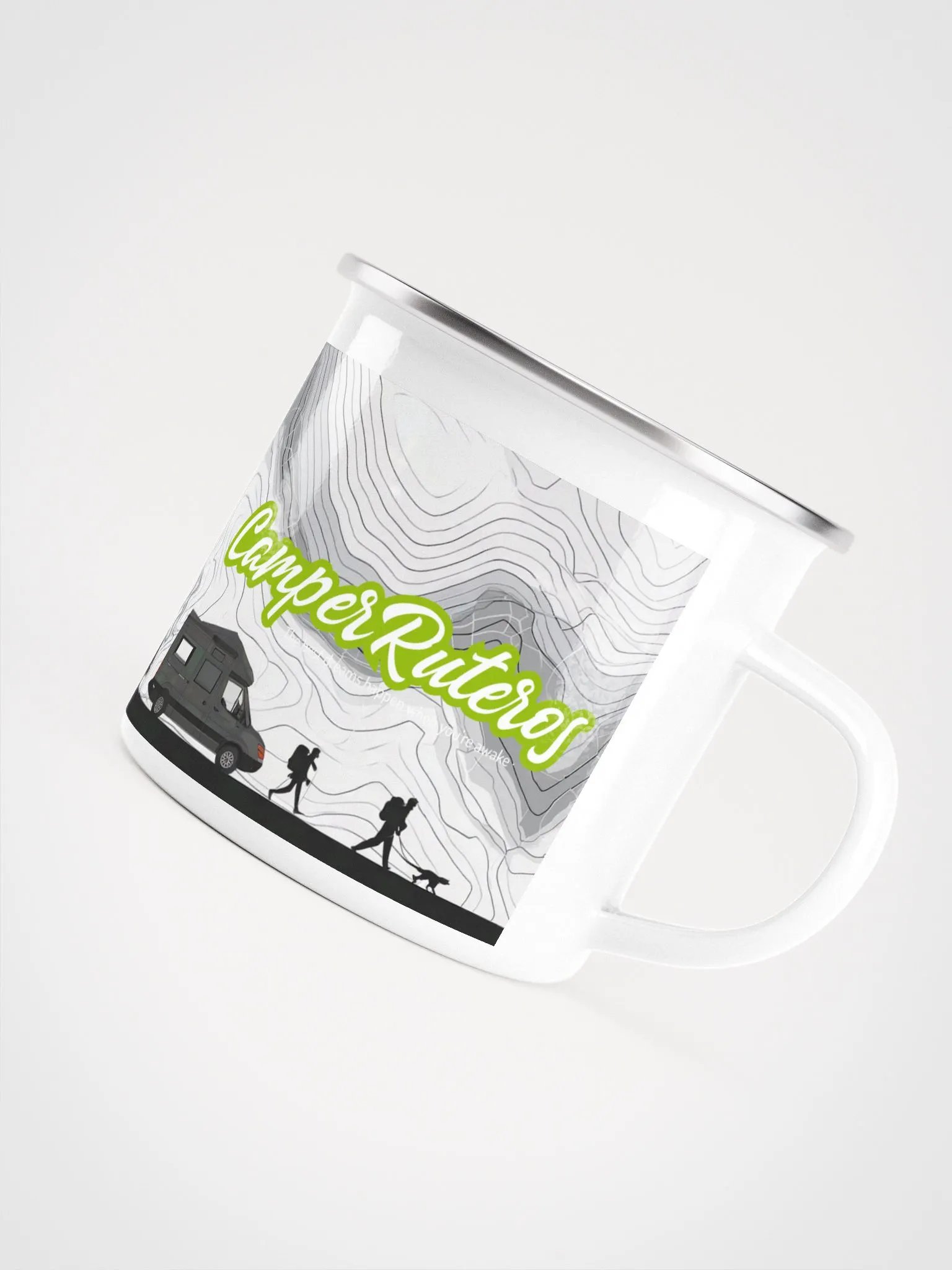 Taza Metálica CamperRuteros – Aventuras Camper product image (5)