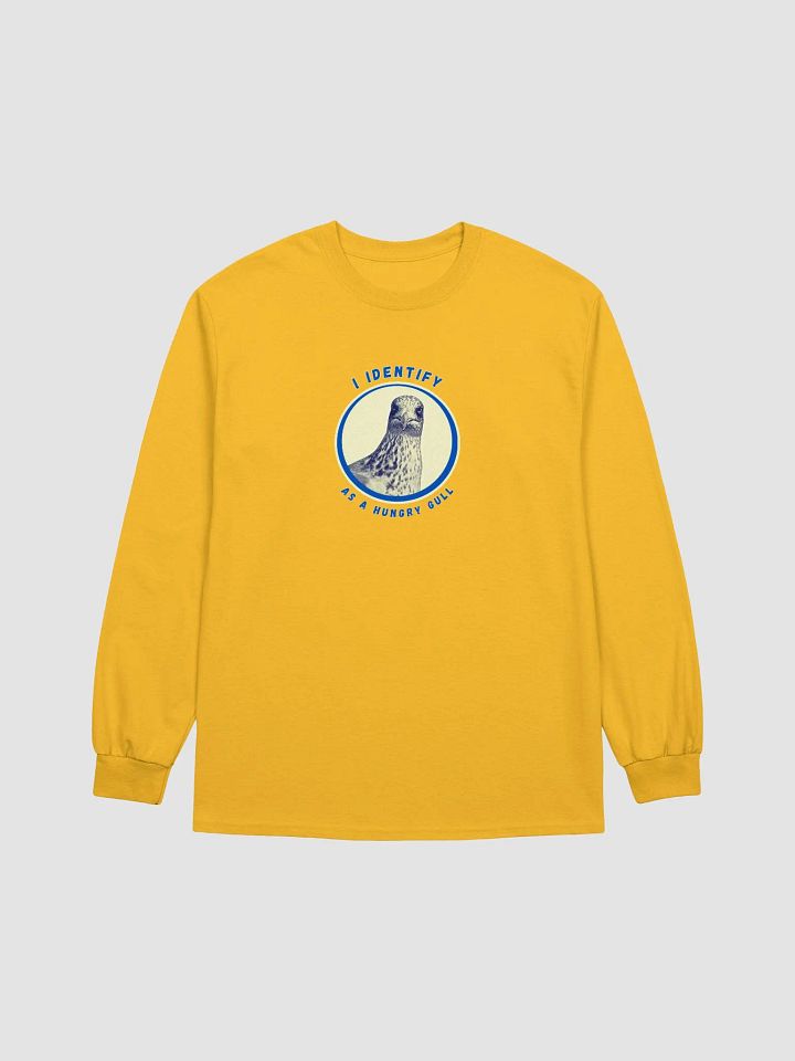 Gavin the Gull - I Identify as a Hungry Gull Long Sleeve T-shirt product image (5)