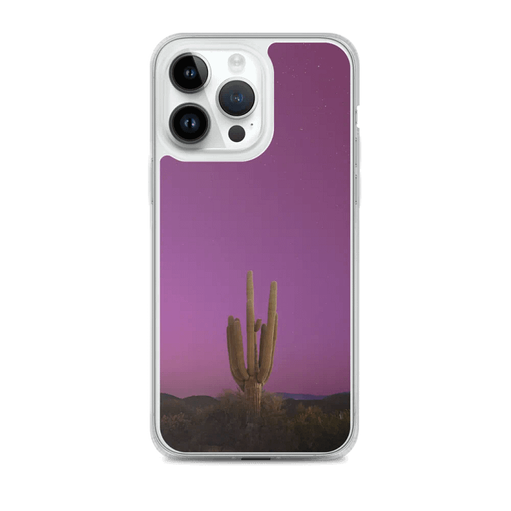 "Aurora Saguaro" - iPhone Case product image (2)