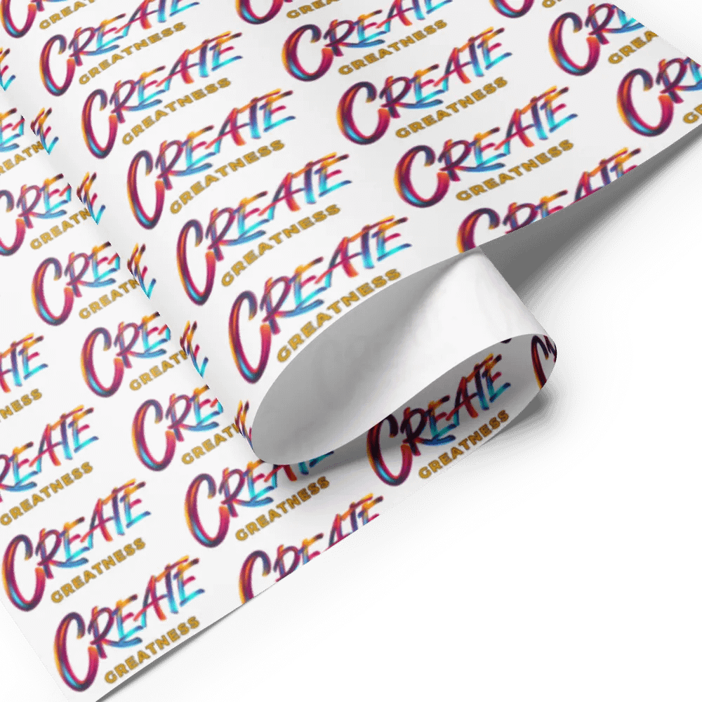 Create Greatness Wrapping Paper Set product image (8)