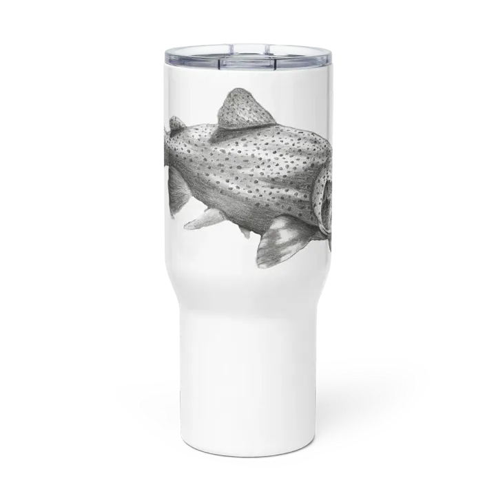 Trout Drawing Travel Cup product image (2)