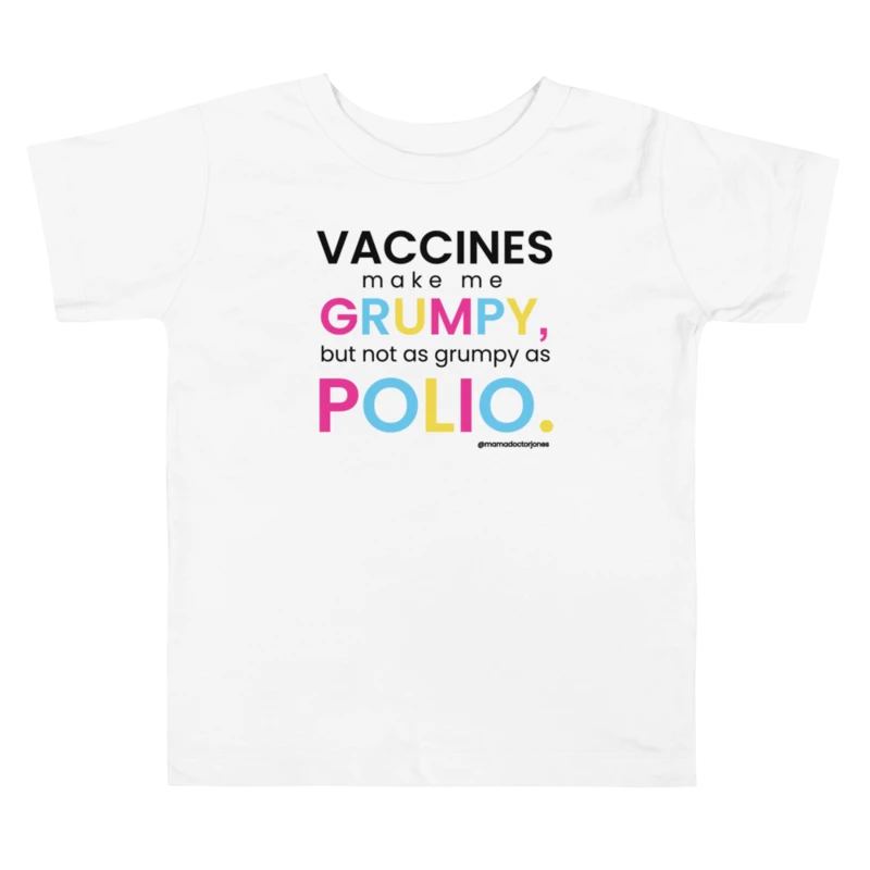 Polio Toddler Tee - White product image (1)