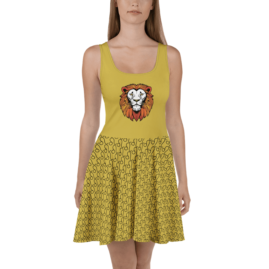 Vibrant Mane Lioness Skater Dress product image (2)