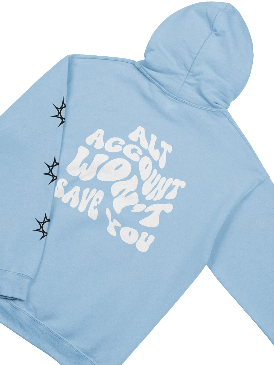 ALT ACCOUNT WONT SAVE YOU HOODIE product image (4)