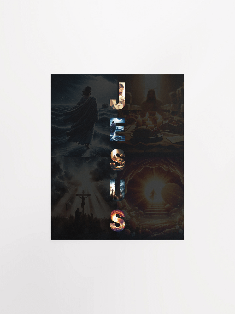 JESUS: A Journey of Hope, Sacrifice, and Resurrection - Digital Art Poster product image (1)