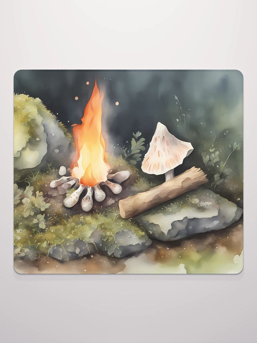 Cotton Swab Campfire, Gaming Mouse Pad, 2 Sizes product image (2)
