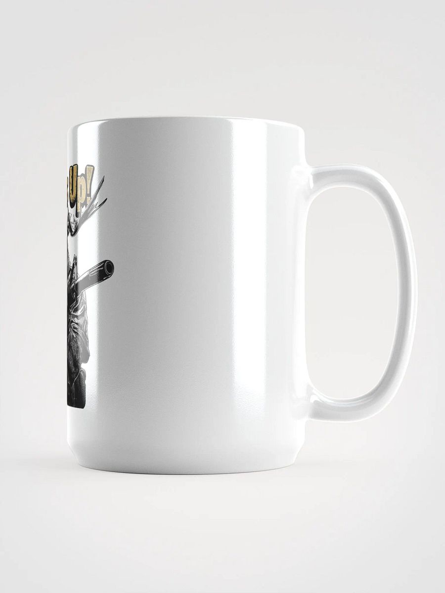Antlers Up! Moose PMC Coffee Mug (White) product image (2)