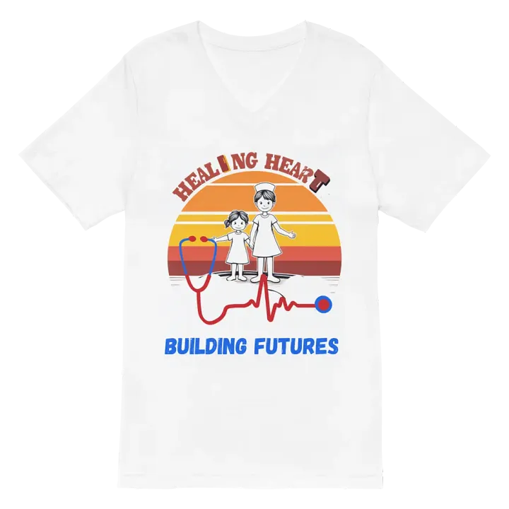Healing Heart V-Neck Tee product image (6)