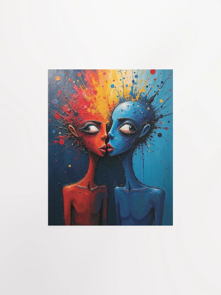 Surreal Kiss Matte Poster product image (6)