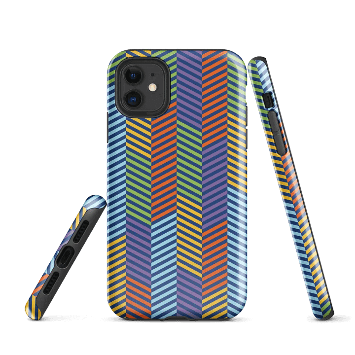 Vibrant Chevron Shield iPhone® Case product image (1)