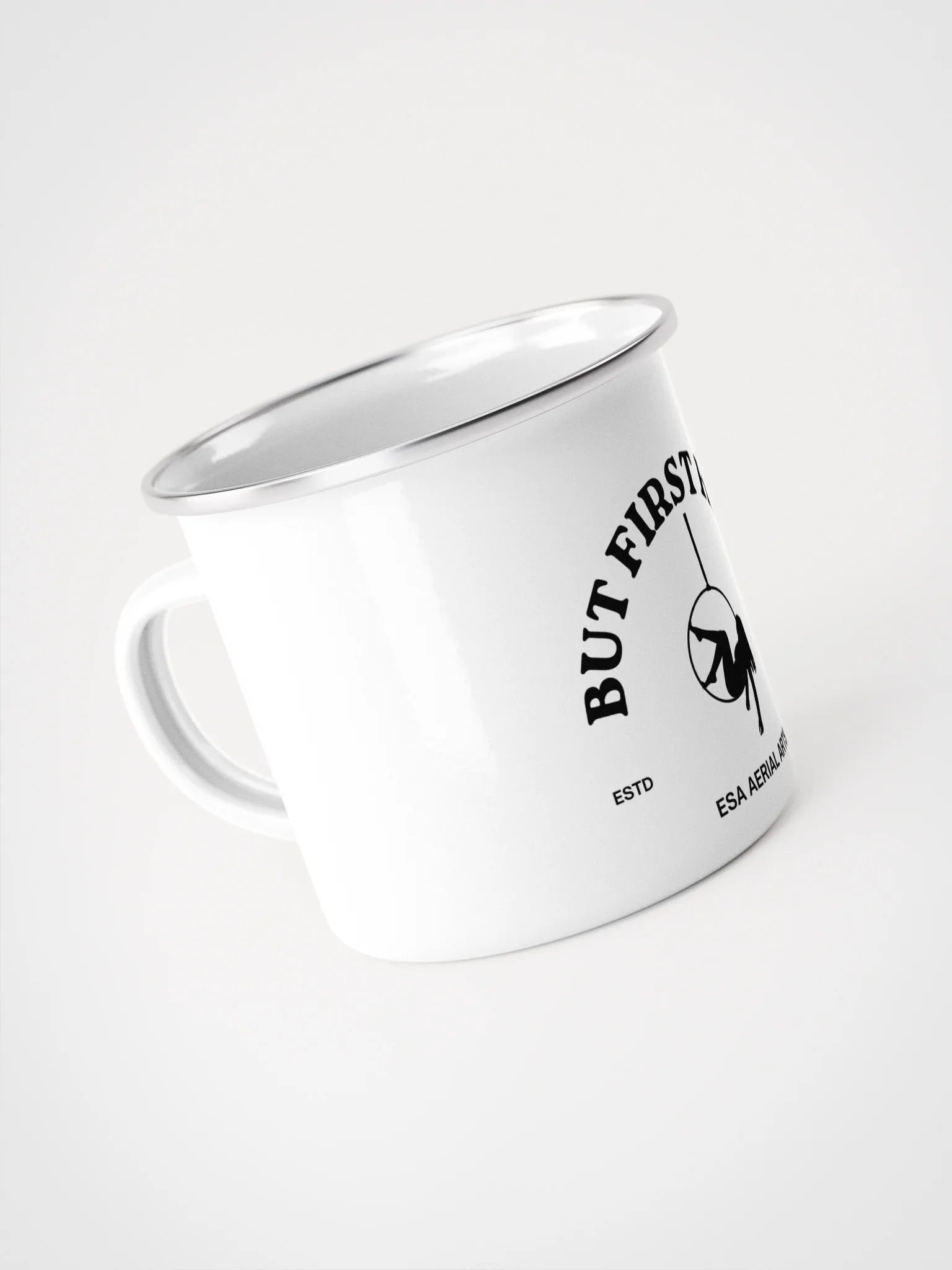 Hoop Silhouette Enamel Mug product image (4)